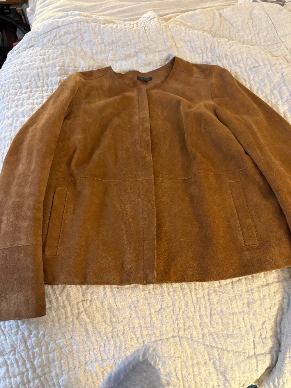 J Jill Suede Jacket sz pL